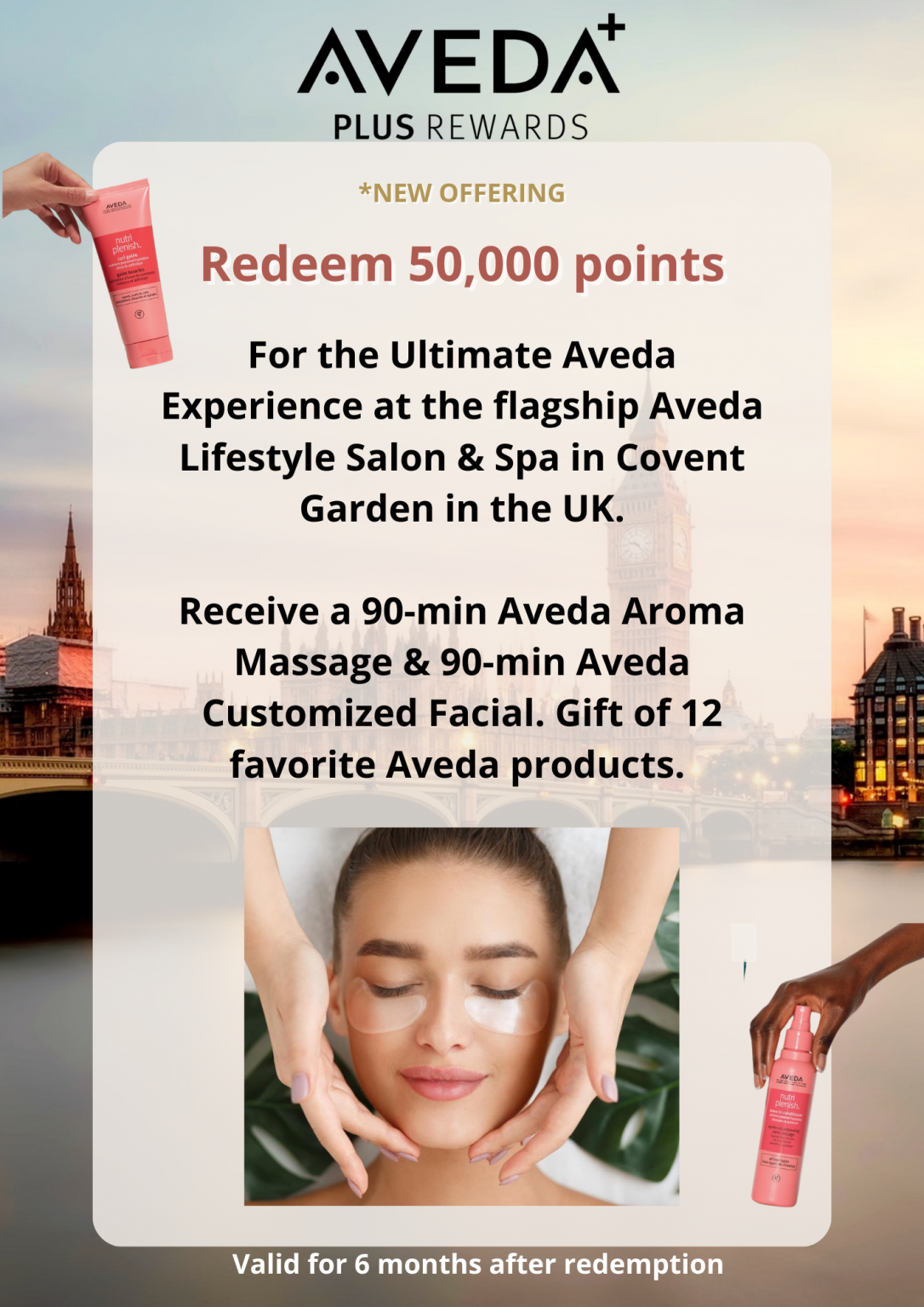 Where will your rewards take you? Aveda Plus Reward Members can now